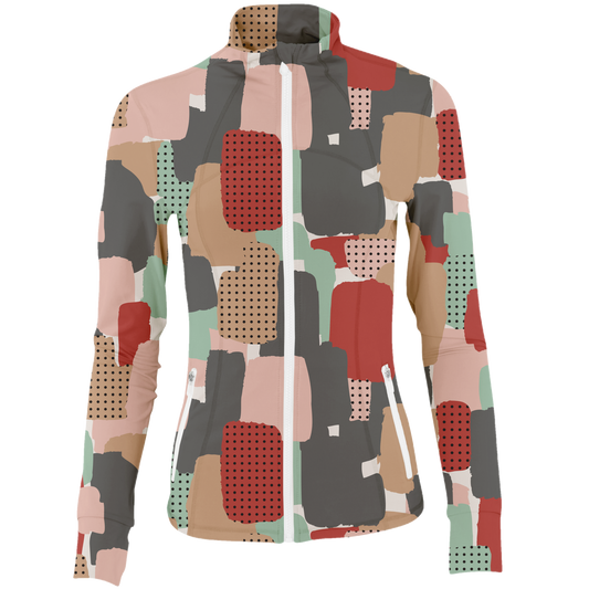 Golf Abstract Camo Women's Full Zip - Final Sale