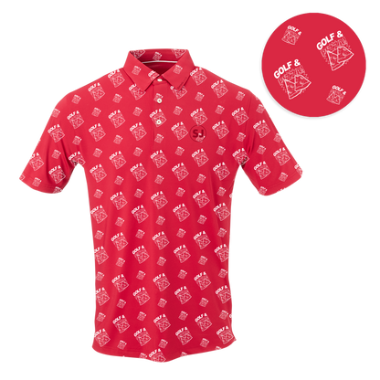 Golf & Pizza Men's Polo - Final Sale