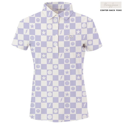 Golf Smile Face Women's Polo - Final Sale