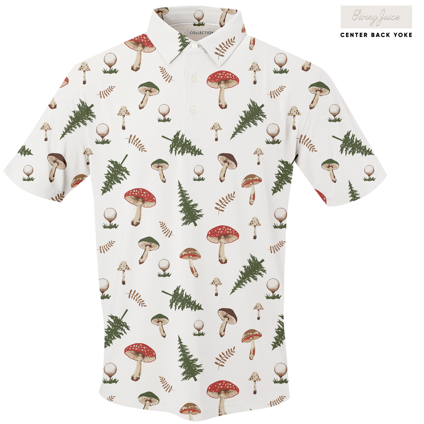 Golf Mushrooms Men's Polo - Final Sale