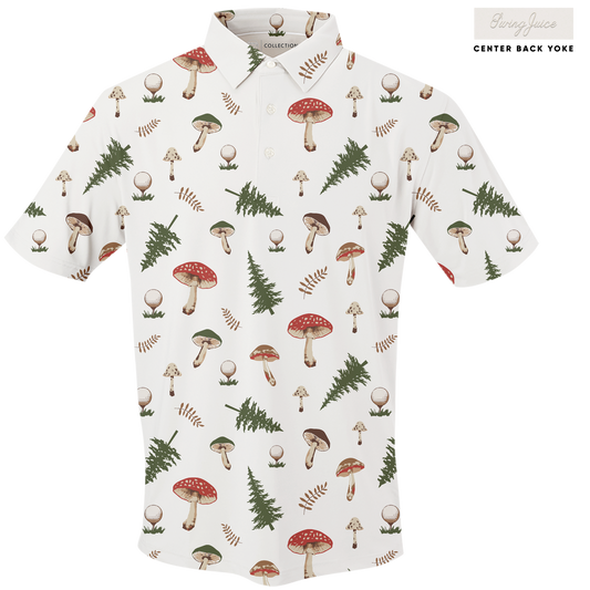 Golf Mushrooms Men's Polo - Final Sale