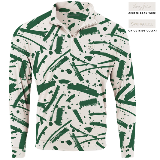 Golf Pollock Men's Quarter Zip - Final Sale